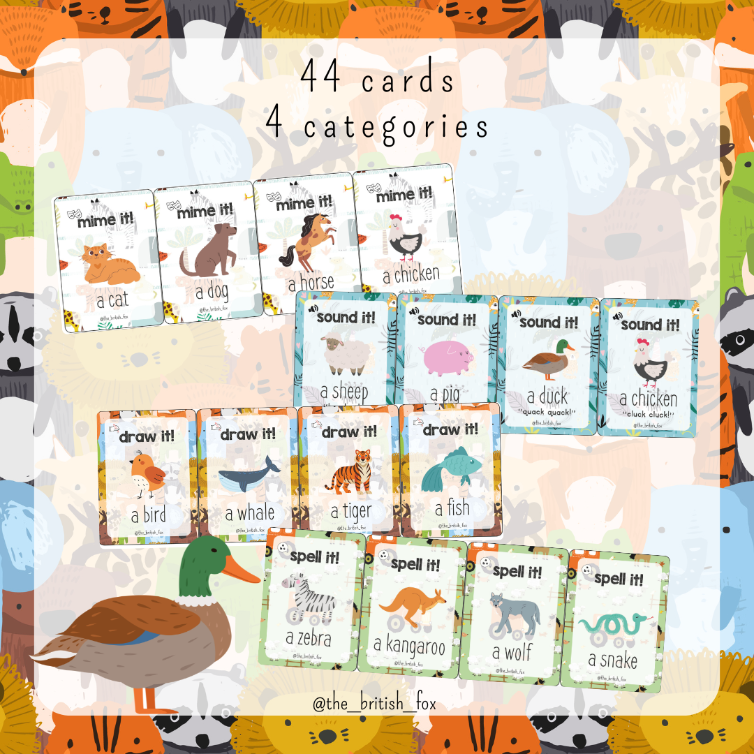 Animal Action Challenge - jeu de devinettes en anglais sur les animaux – Image 2