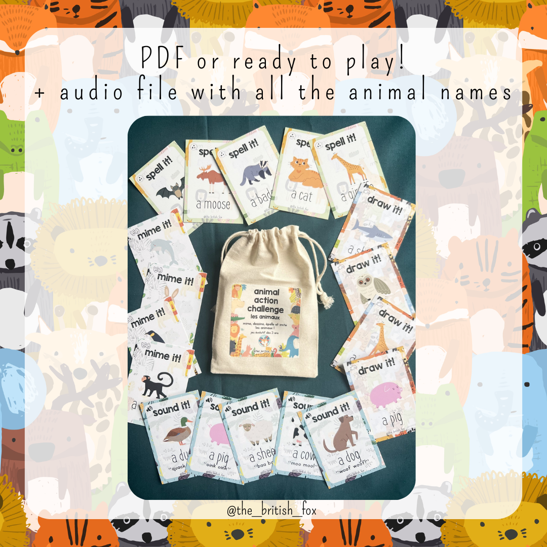 Animal Action Challenge - jeu de devinettes en anglais sur les animaux – Image 3