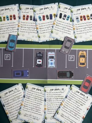 The car park game - un jeu sur les nombres ordinaux en anglais et les voitures