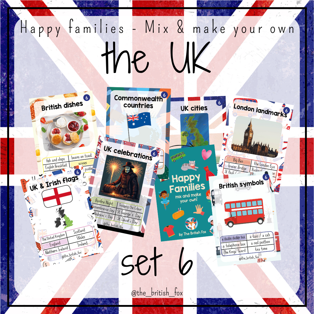 Coffret Happy Families Mix & Match - 7 jeux des 7 familles en anglais ESL – Image 7