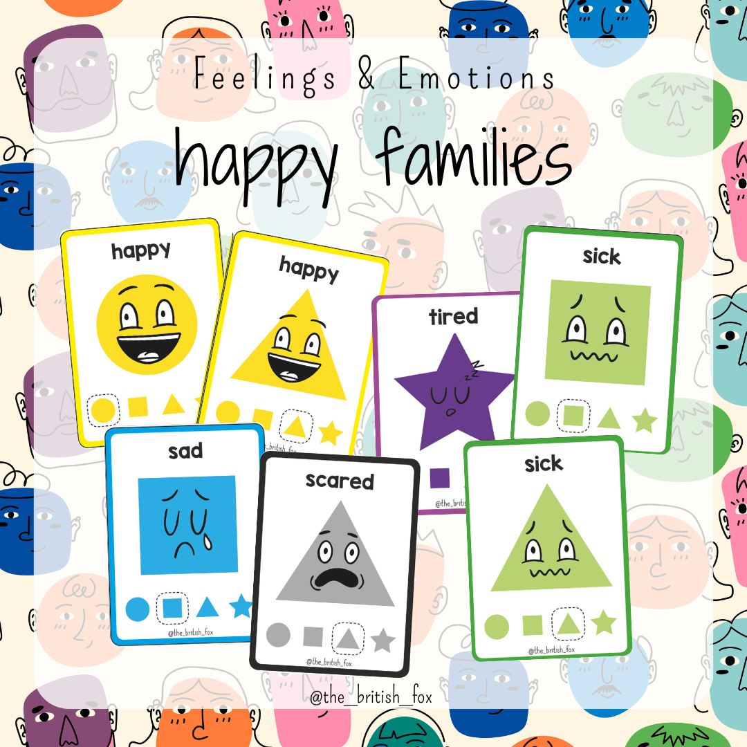 Feelings & Emotions Happy Families - ESL anglais les émotions